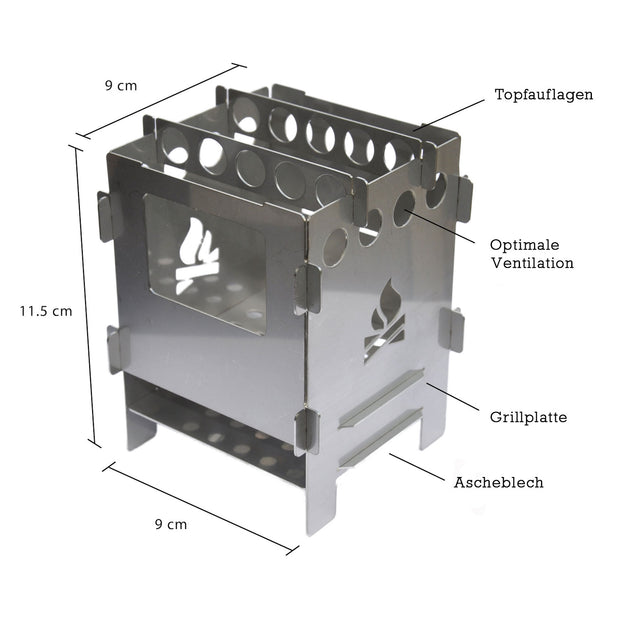 BUSHCRAFT ESSENTIALS Hobo Stove Bushbox