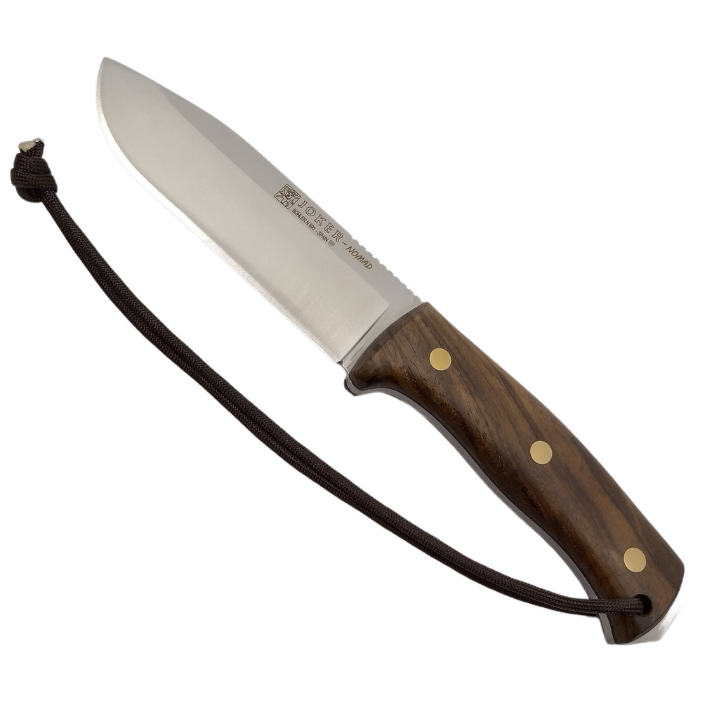 Joker OSO CO49 Full Tang Messer – 12 Cm Klinge, Olivenholzgriff, Für Angeln, Camping & Outdoor