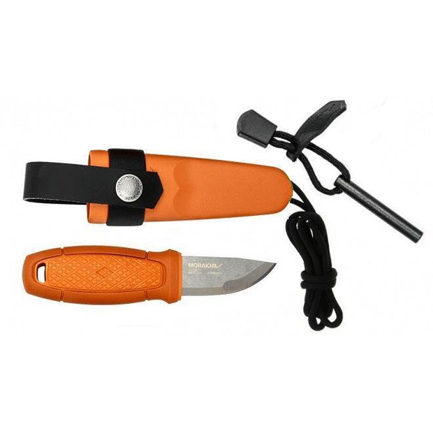 MORA Eldris Neck Knife Burnt Orange (Feuerstarter-Kit)